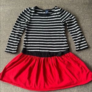 Baby Gap size 4 years Striped Dress